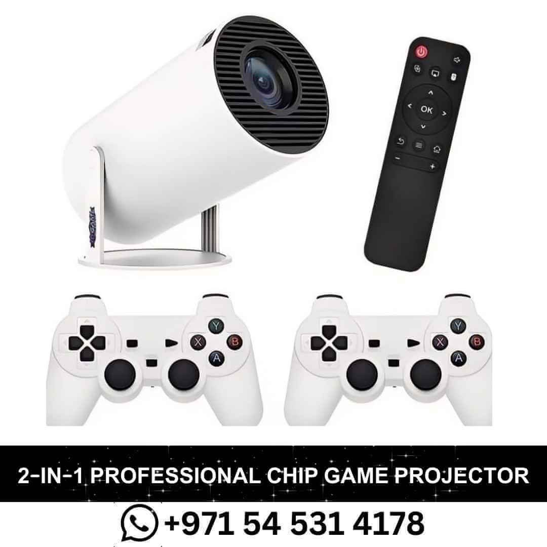 _2-in-1 Professional Chip Game Projector With Dual-Band WiFi-6 BT 50 Support 4K Hi-Fi Speaker in UAE