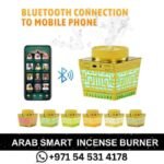 Smart Electric Incense Burner Arab- portable aromatherapy Bukhoor With Quran Speaker -Bluetooth_-Remote Control - SQ-209 -in Dubai UAE