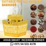 Smart Electric Incense Burner Arab- portable aromatherapy Bukhoor With Quran Speaker -Bluetooth_-Remote Control - SQ-209 -in Dubai UAE