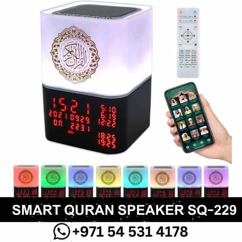 _Smart Quran Speaker SQ-229 Remote Control Multi-Color Changing Touch Operation Lamp in DubaiUAE