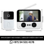 Wireless Video Doorbell Camera with Night Vision & Two-Way Audio