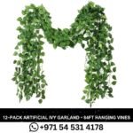 12-Pack 84ft Artificial Ivy Hanging Vines Garland in Dubai, UAE.