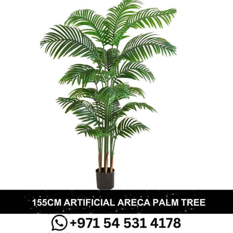 _155CM Artificial Areca Palm TreeNatural Guest Artificial PlantsFake Handcrafted Lifelike Artificial Plants Realistic Durable Decorative -Trees