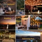 33FT Outdoor String Lights, Electric Plug-In Festoon Lights 10