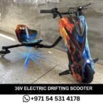 36V Electric Drifting Scooter with Bluetooth (Blue Fire)-