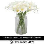 _Artificial Calla Lily White Silk Flowers 13.4 for- Home Kitchen