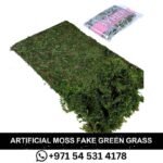 Artificial Moss Fake Green Grass for Centerpieces Home Kitchen Garden Decor (35OZ Fresh)