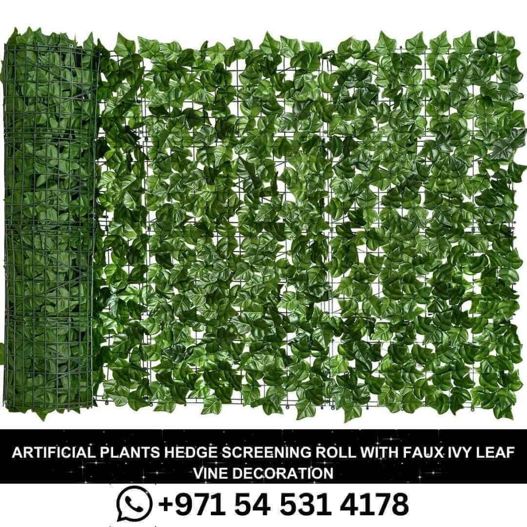 Artificial Plants Hedge Screening Roll in dubai