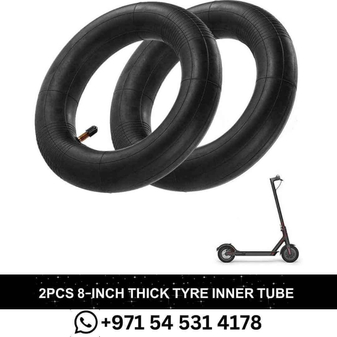 2Pcs 8-Inch Thick Tyre Inner Tube 8 12 x 2 for Xiaomi Mijia M365 Electric Scooter Inflated Spare Tire Replace Tube