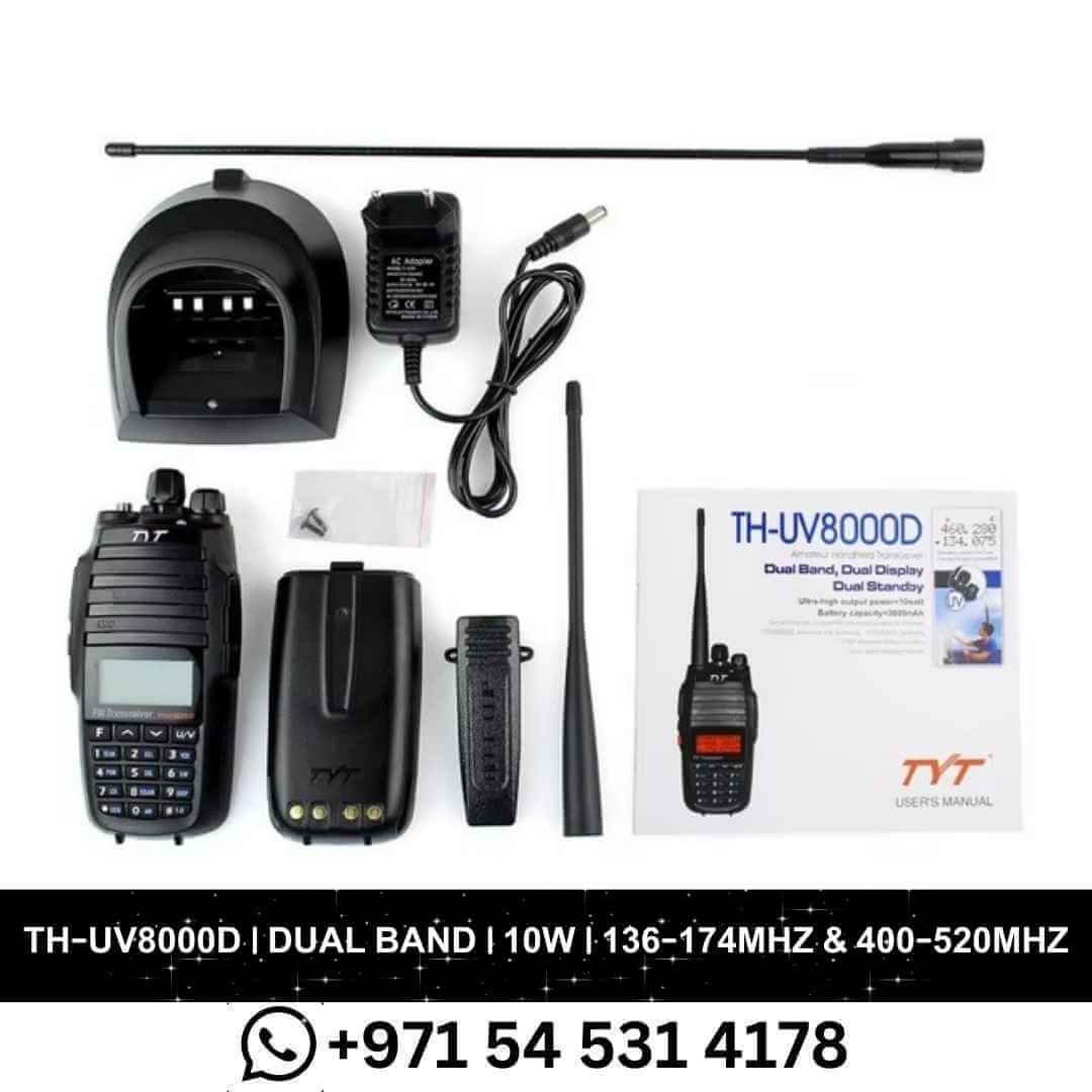 TH-UV8000D Dual Band Walkie Talkie