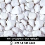 White Polished 3-5 cm Pebbles Natural Decorative Smooth River Rocks Gravel Size White Small Pebble Stone for Succulent Bonsai Potted Plants Landscaping Fairy Garden Aquarium