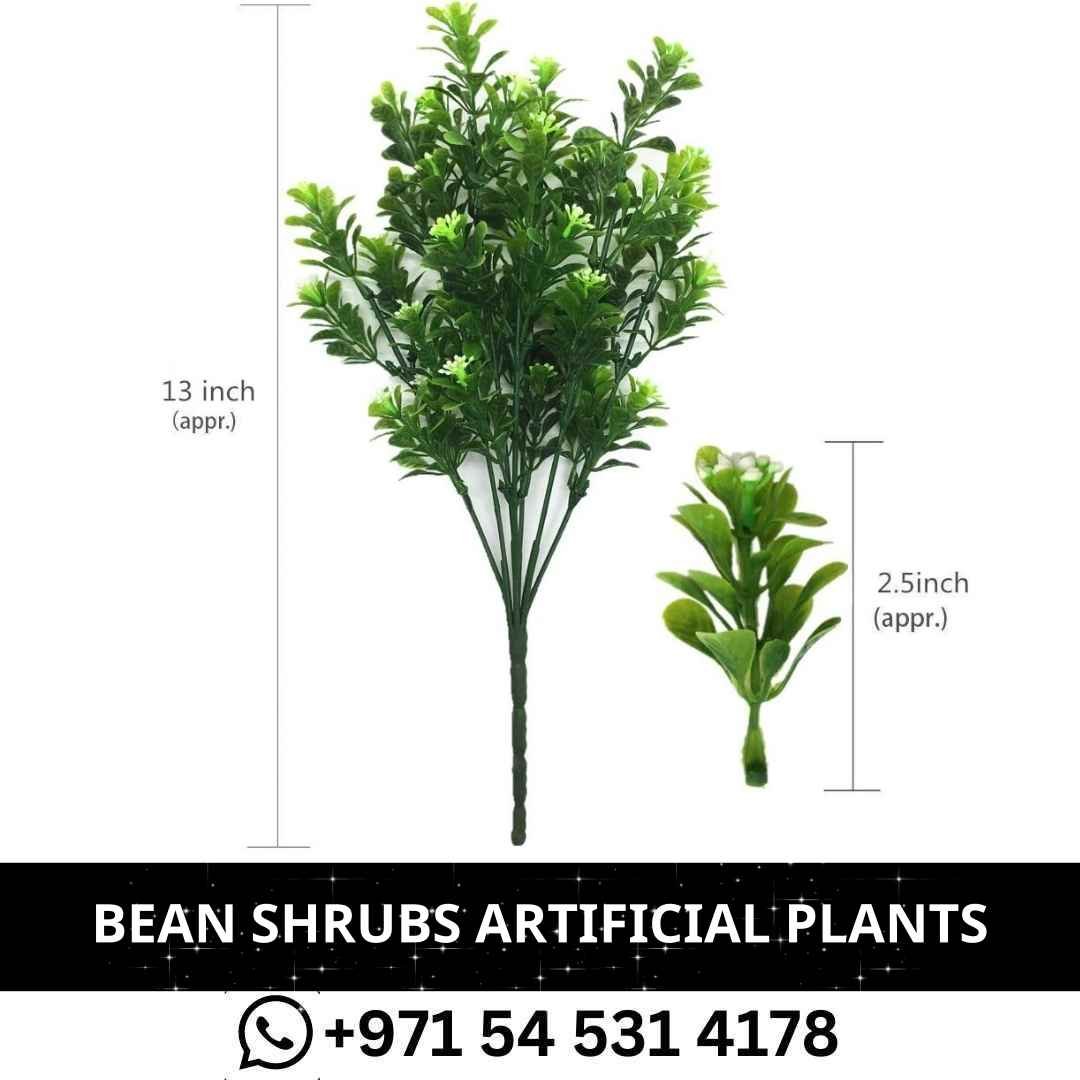 Bean Shrubs Fake Grass-Artificial Plants, Indoor Outside Home Garden Office Yard Verandah Wedding Decor in Dubai