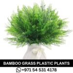 Best Bamboo Grass Plastic Plants Fake Green Bushes in Dubai